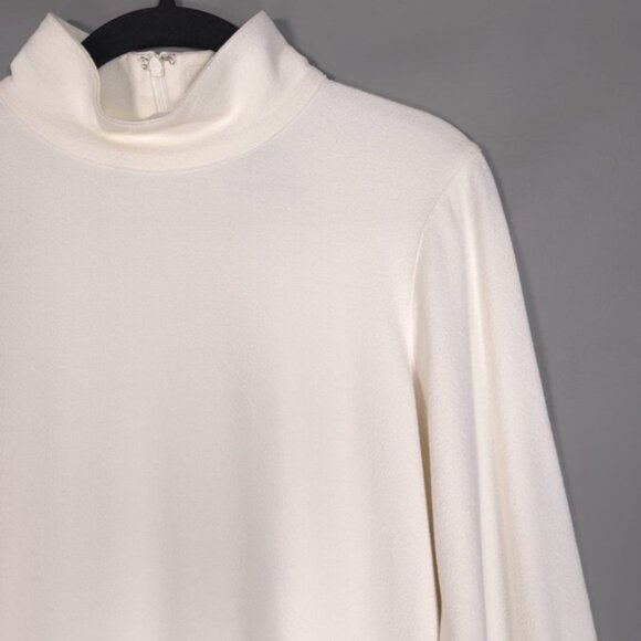 NWT CLUB MONACO Women’s ANGILE Mini DRESS ROBE WHITE/BLANC Size MEDIUM - Picture 6 of 11